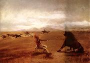 George Catlin Catching wild horses Germany oil painting artist